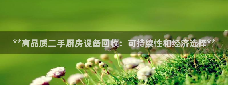 尊龙凯时是正规平台吗：**高品质二手厨房设备回收：可持续性和