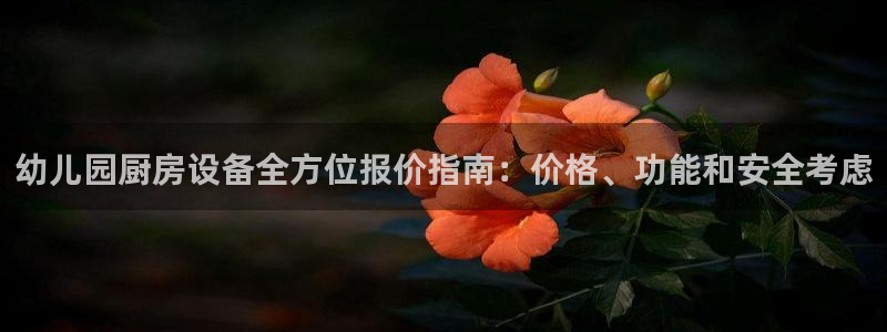 尊龙app官网登录：幼儿园厨房设备全方位报价指南：价格、功能