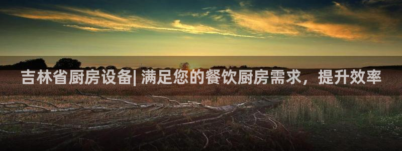 尊龙凯时代理佣金发不发：吉林省厨房设备| 满足您的餐饮厨房需