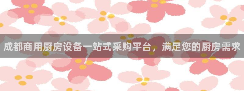 尊龙d88现金关注ag发财网：成都商用厨房设备一站式采购平台