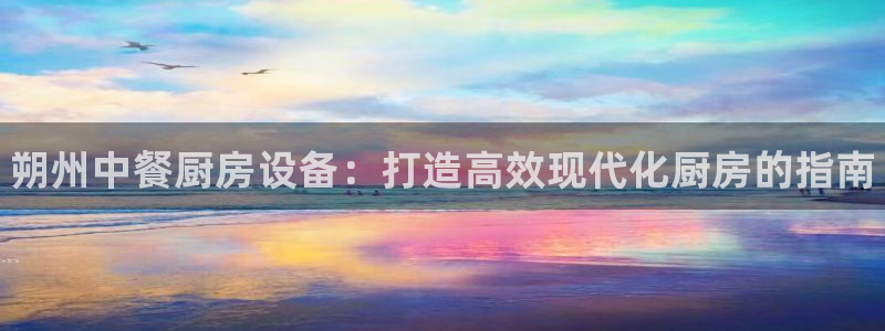 尊龙集团：朔州中餐厨房设备：打造高效现代化厨房的指南