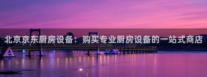 尊龙官方网站：北京京东厨房设备：购买专业